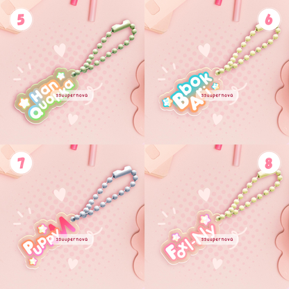 SKZOO name charms (Made to order)