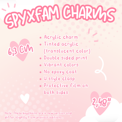 SxF - Acrylic charms (Made to order)