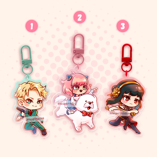 SxF - Acrylic charms (Made to order)