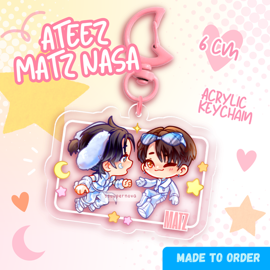 ATEEZ Matz "Nasa" - Acrylic charm (Made to order)