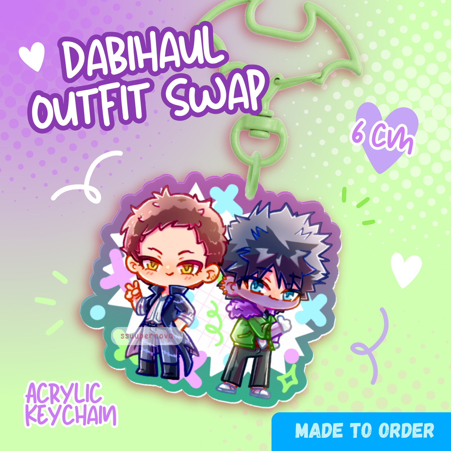 Dabihaul - Acrylic charm (Made to order)