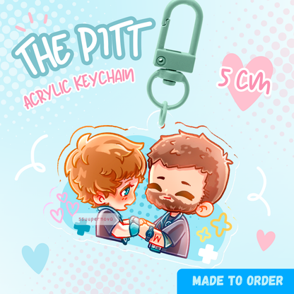 The Pitt Hucklerobby - Acrylic charm (Made to order)