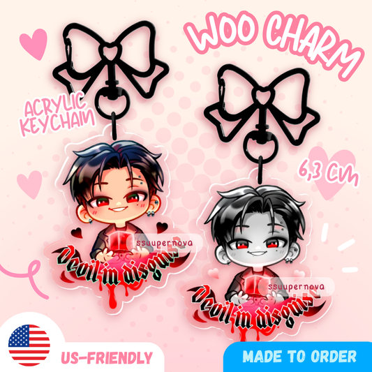 ATEEZ "In your fantasy" Woo Charm (Made to order)
