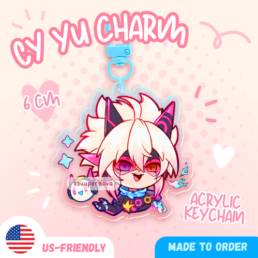 VTUBER Cyyu - Acrylic Charm (Made to order)