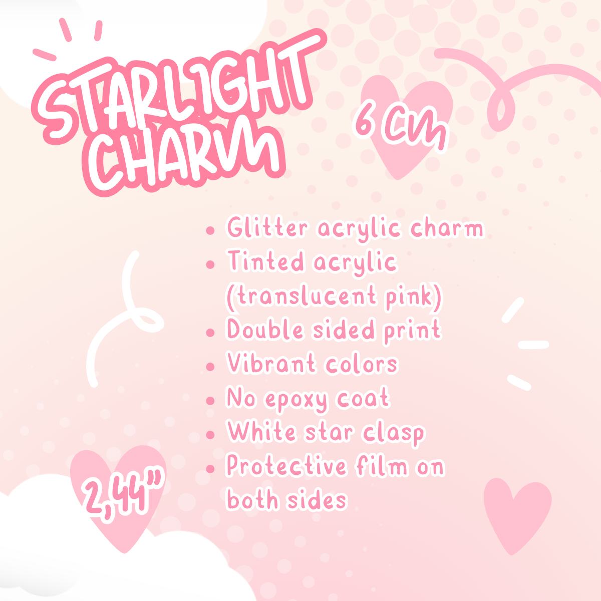 "Starlight" Charm #1 (Made to order)