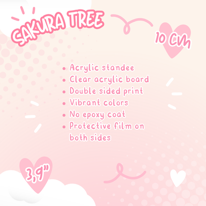 Sensei Sakura Tree Standee (Made to order)