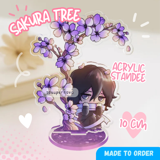 Sensei Sakura Tree Standee (Made to order)
