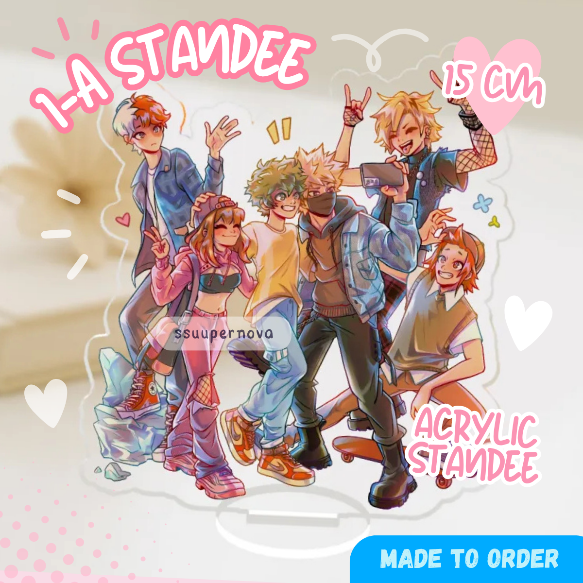 1-A - Acrylic Standee (Made to order)