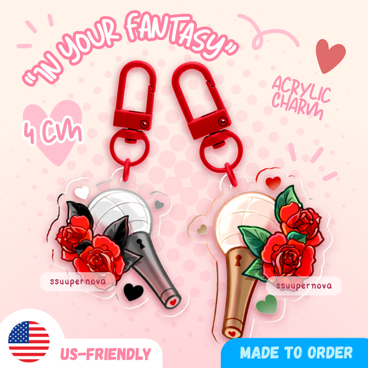 ATEEZ "In your fantasy" Lightiny Charm (Made to order)
