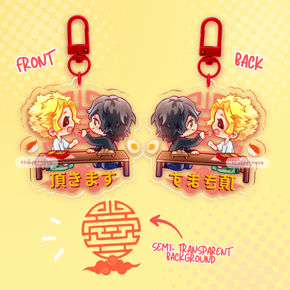 Itadakimasu - Acrylic charm (Made to order)