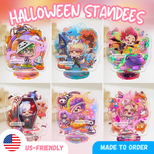 Halloween - Acrylic Standees (Made to order)