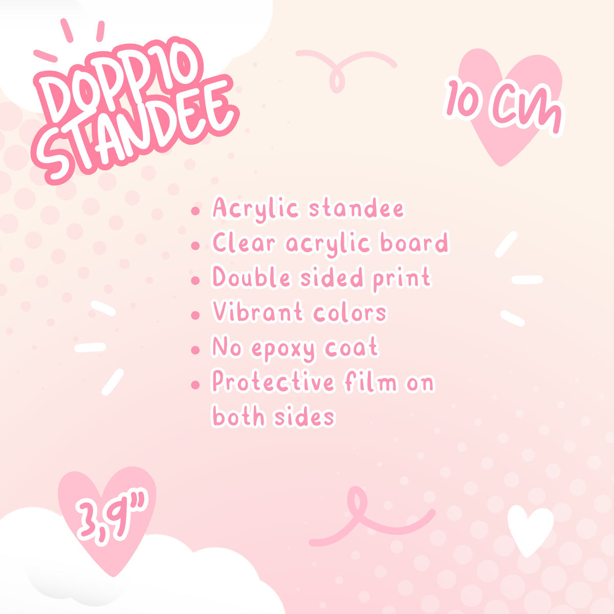 NIJI Doppio - Acrylic Standee (Made to order)