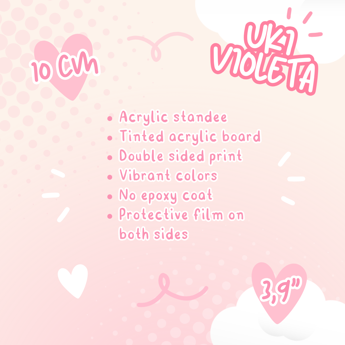NIJI Uki - Acrylic Standee (Made to order)