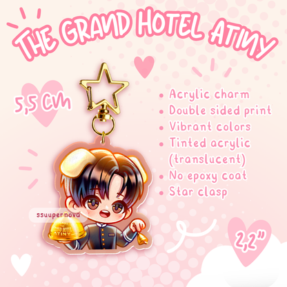 ATEEZ "The Grand Hotel Atiny" Charms (Made to order)