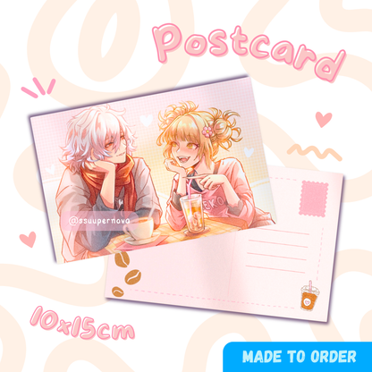 "Coffee date" postcard