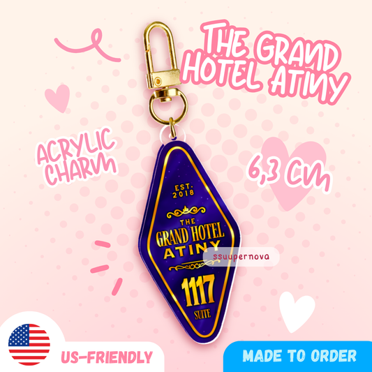 ATEEZ "The Grand Hotel Atiny" Charm (Made to order)