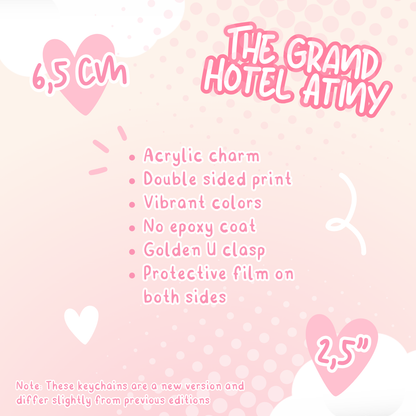 ATEEZ "The Grand Hotel Atiny" Charm (Made to order)