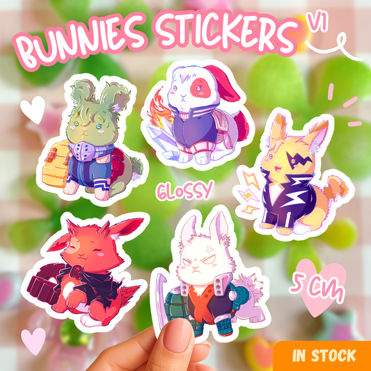 Bunnies Stickers