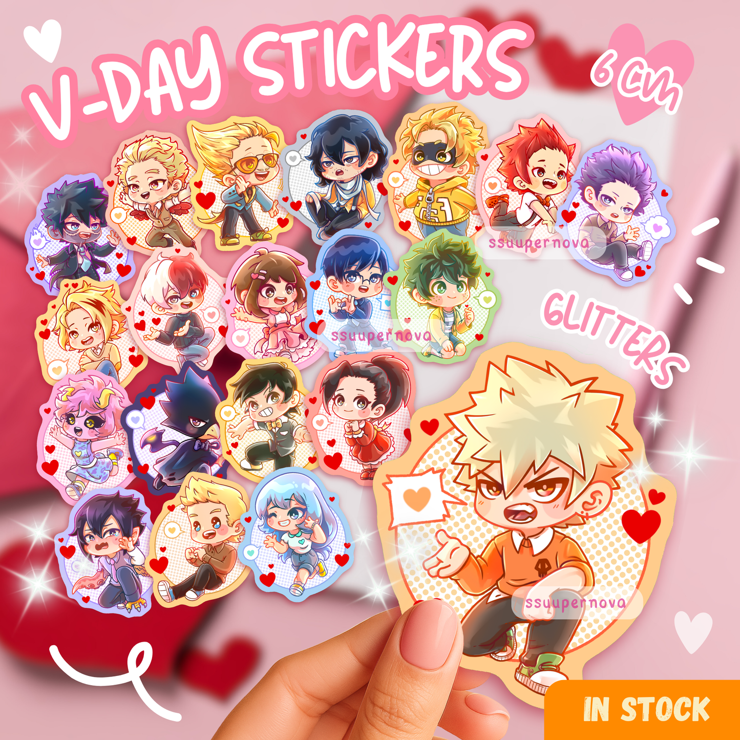 V-Day Stickers