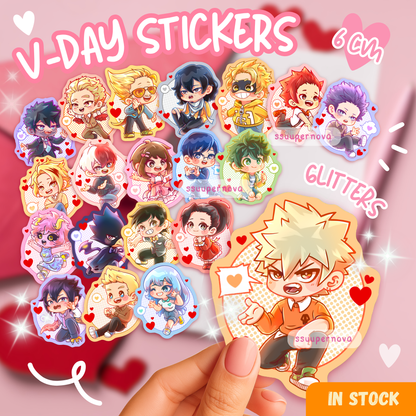 V-Day Stickers