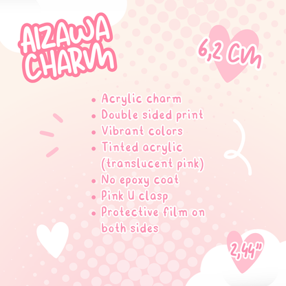 Sensei sakura charm (made to order)