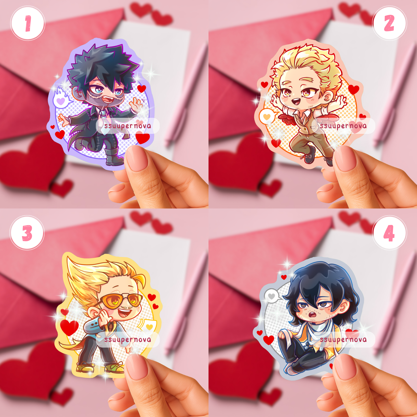 V-Day Stickers