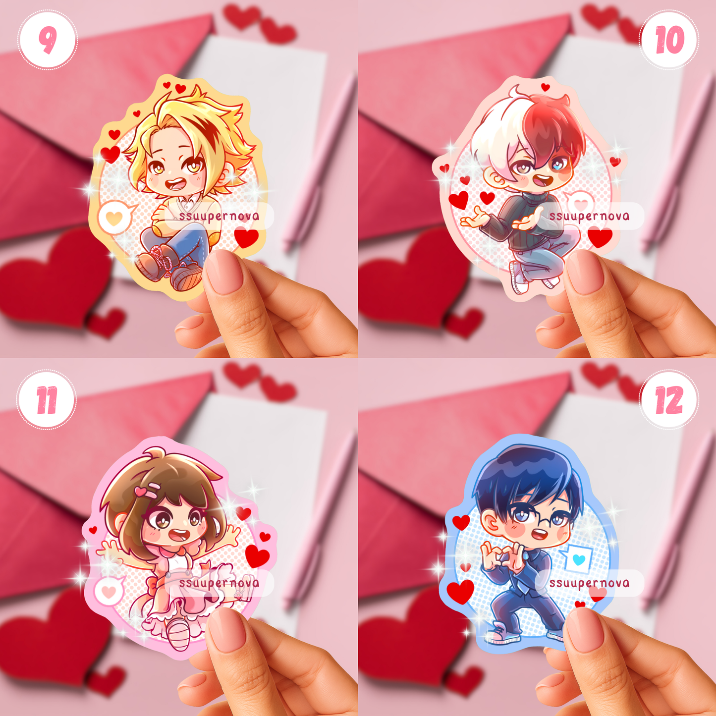 V-Day Stickers