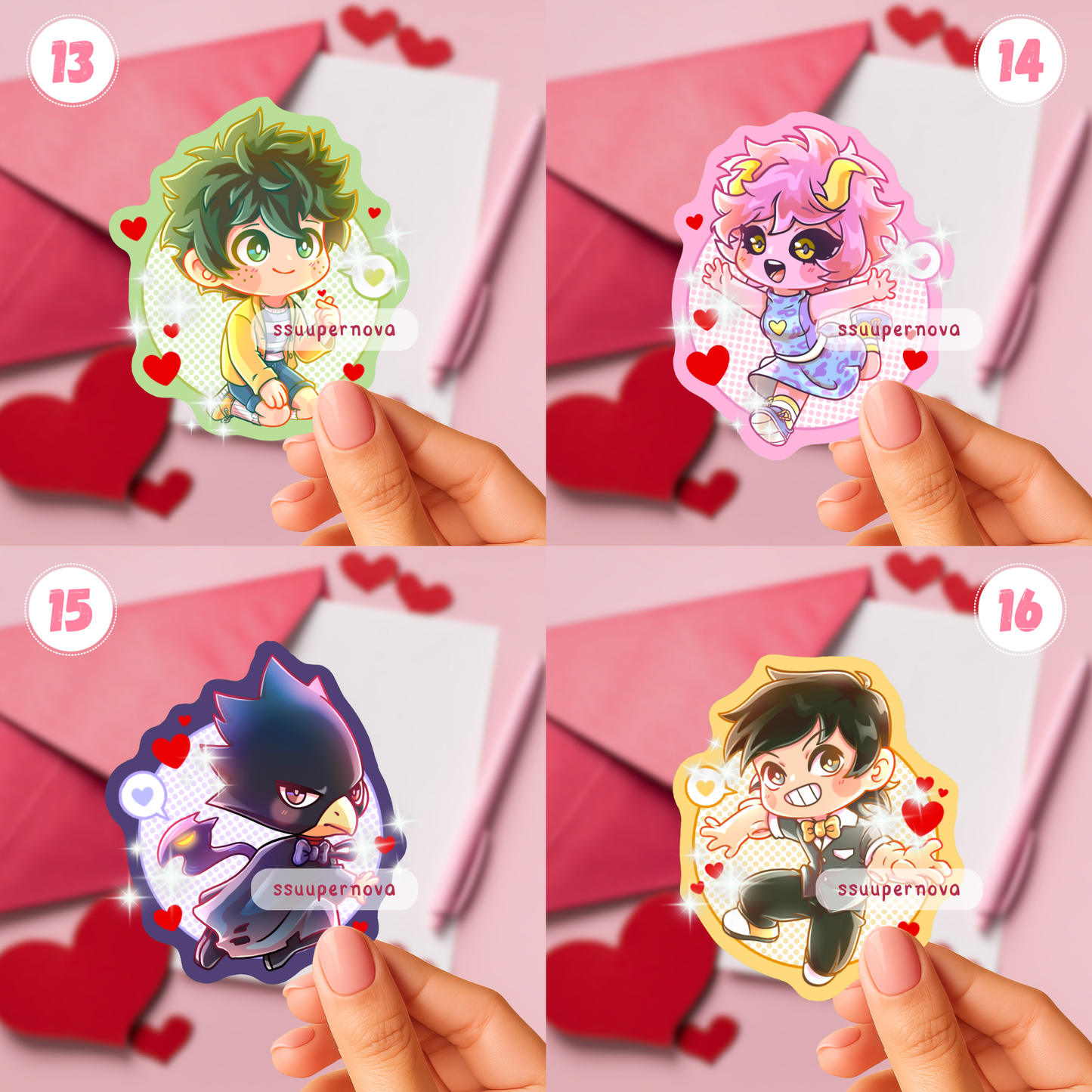 V-Day Stickers