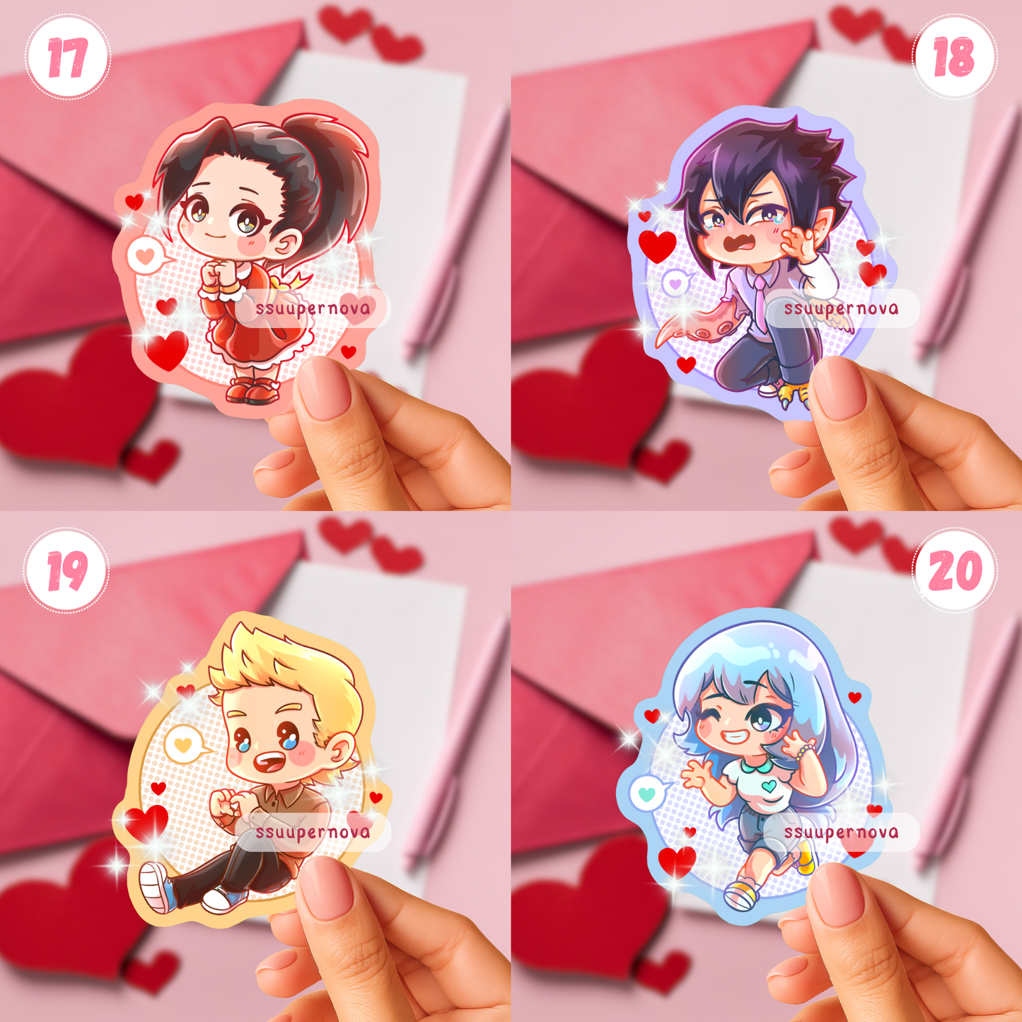 V-Day Stickers