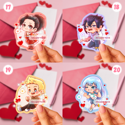V-Day Stickers