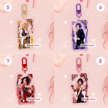 Art Nouveau - Acrylic Charms (Made to order)