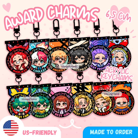 Awards - Acrylic Charms (Made to order)