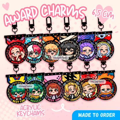 Awards - Acrylic Charms (Made to order)