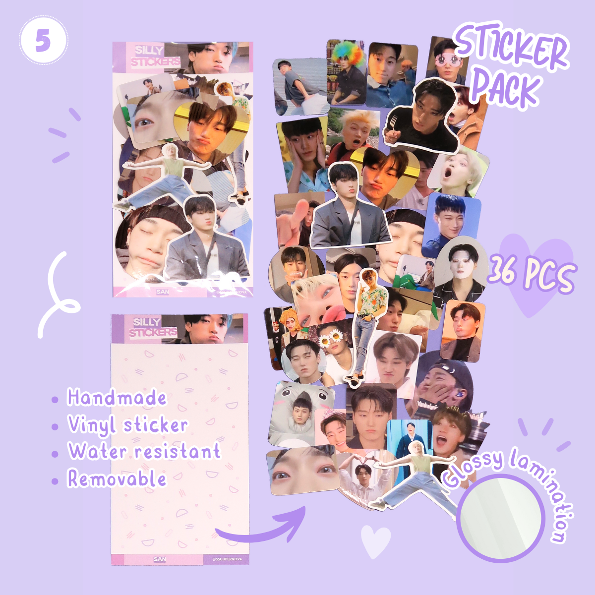 ATEEZ - Silly Sticker Packs