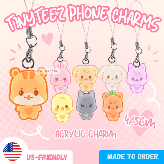 ATEEZ "Tinyteez" Phone Charms