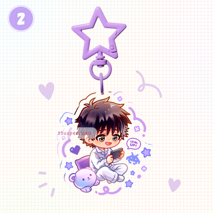 Gamers - Acrylic charms (Made to order)