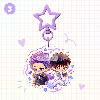 Gamers - Acrylic charms (Made to order)