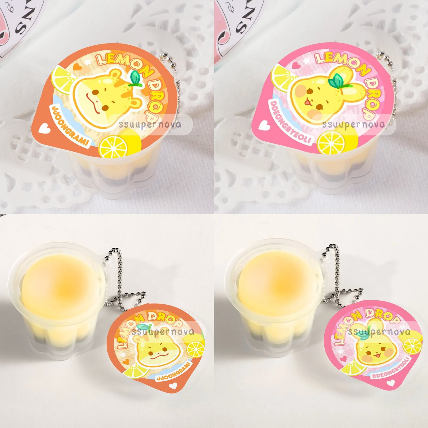 ATEEZ "Lemon-teez" pudding charms