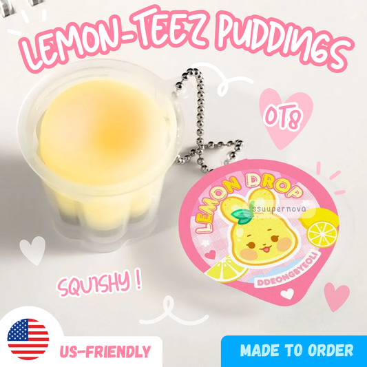 ATEEZ "Lemon-teez" pudding charms