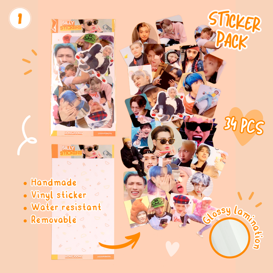ATEEZ - Silly Sticker Packs