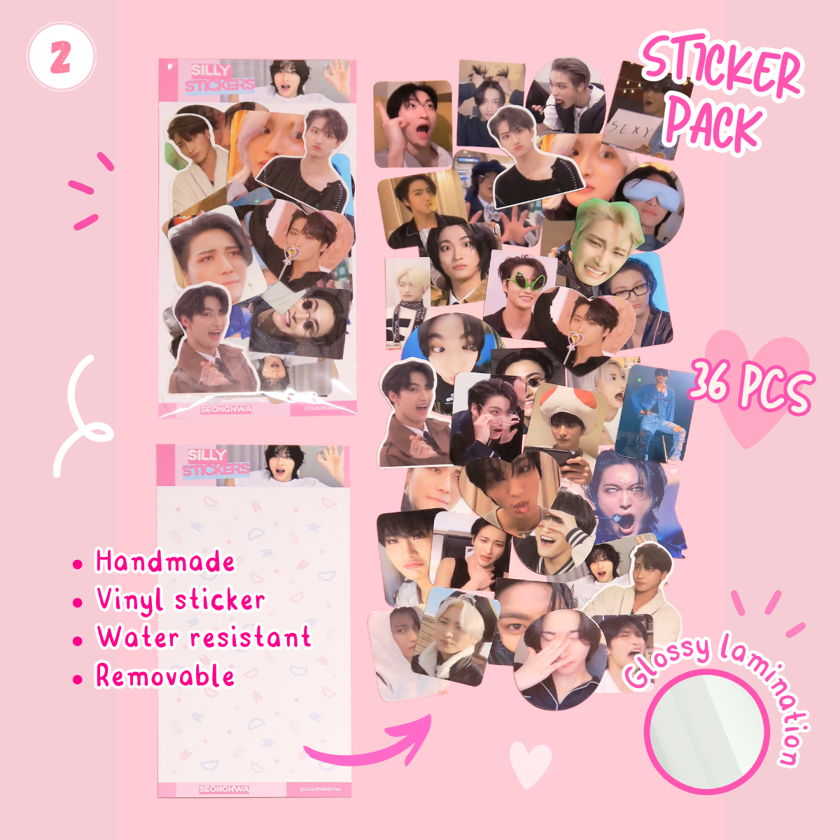 ATEEZ - Silly Sticker Packs