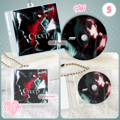 ATEEZ - Solos CD charms (Made to order)