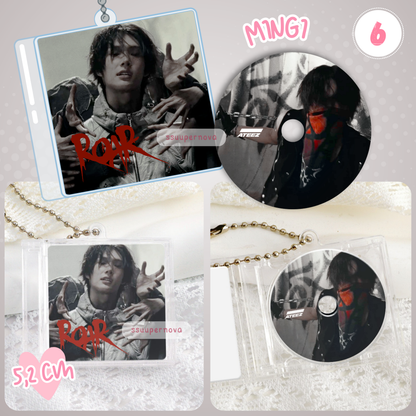 ATEEZ - Solos CD charms (Made to order)