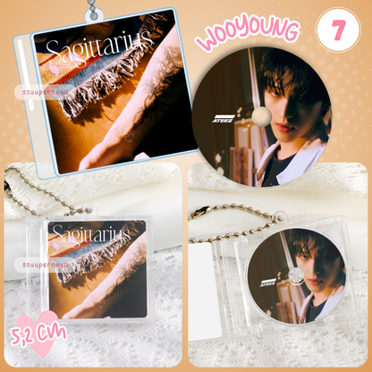 ATEEZ - Solos CD charms (Made to order)