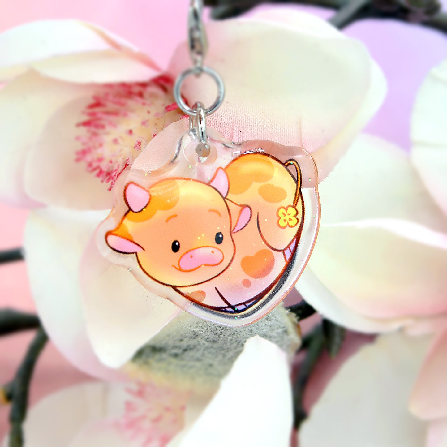 Heart-shapped animals - Phone charms