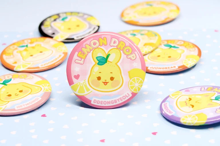 ATEEZ Lemon Drop Badges