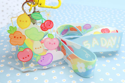 5 a day - Charm & Lanyard
