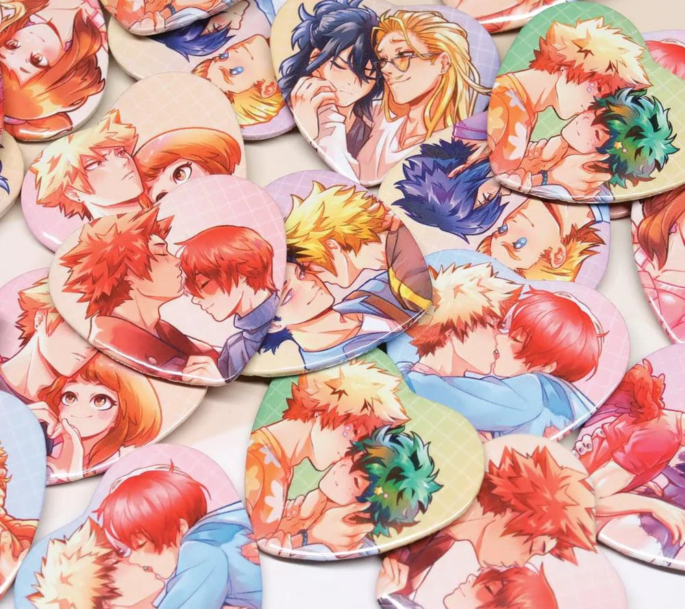 Ships heart badges