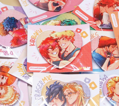 Ships heart badges