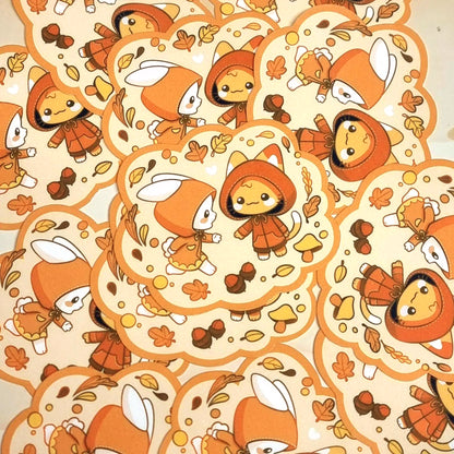 Happy fall sticker